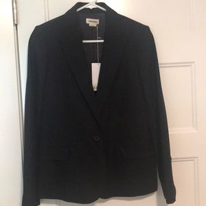 Zadig & Voltaire black blazer with blue crystal skull